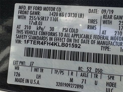 Used 2019 Ford Ranger XLT w/ Equipment Group 301A Mid image 33