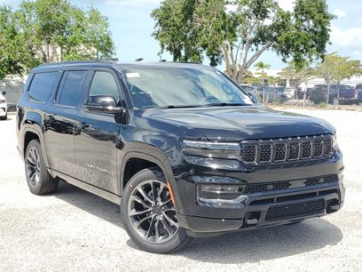New 2025 Jeep Grand Wagoneer L Series II Obsidian w/ Quick Order Packagew 28T