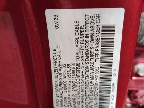 Certified 2023 Honda Accord Touring image 30