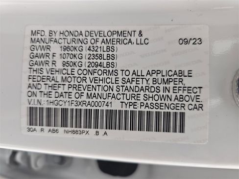 Certified 2024 Honda Accord EX image 39