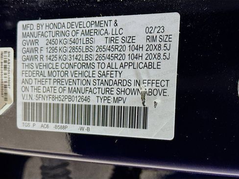 Certified 2023 Honda Passport EX-L image 38