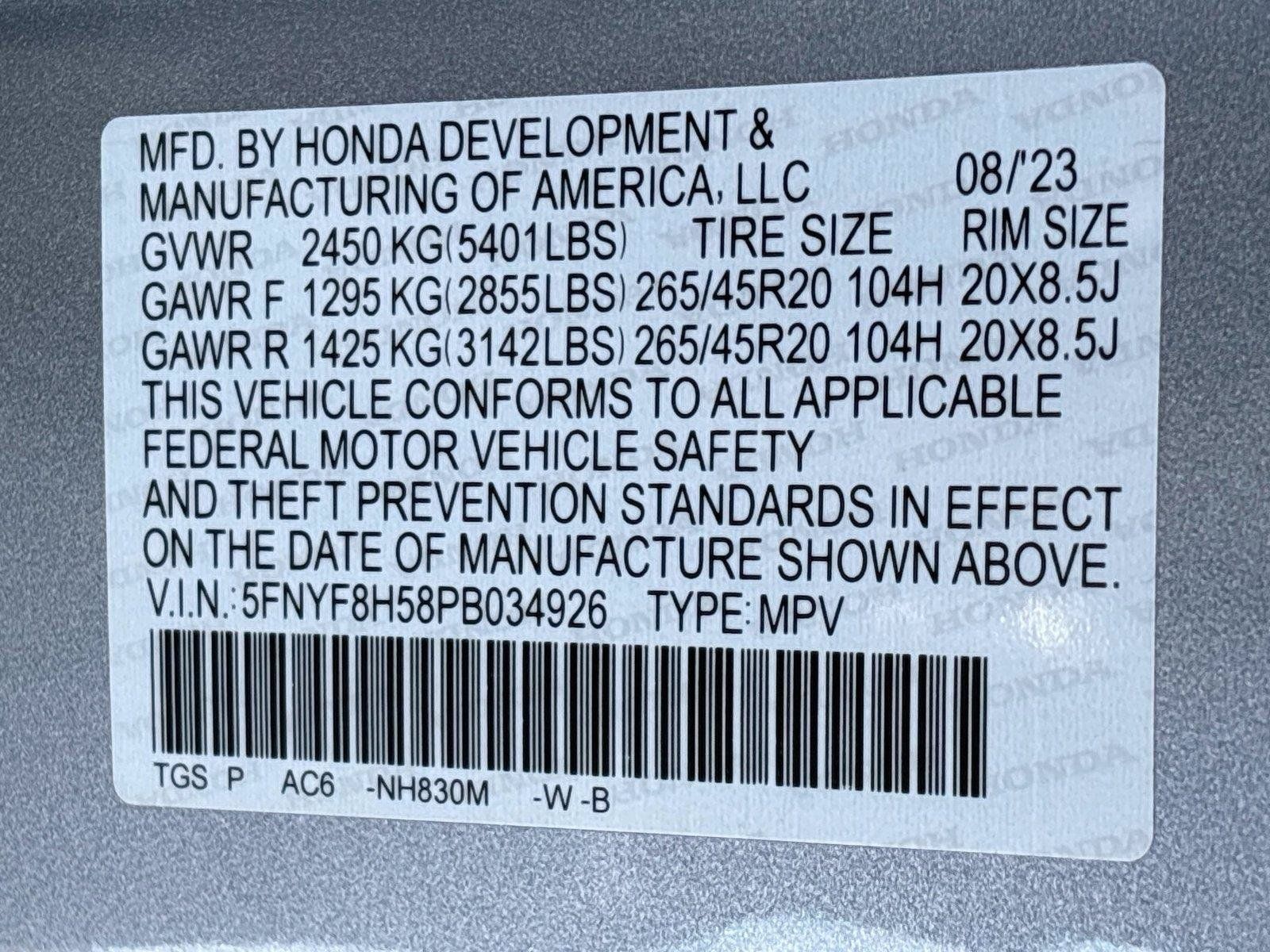 Certified 2023 Honda Passport EX-L image 37