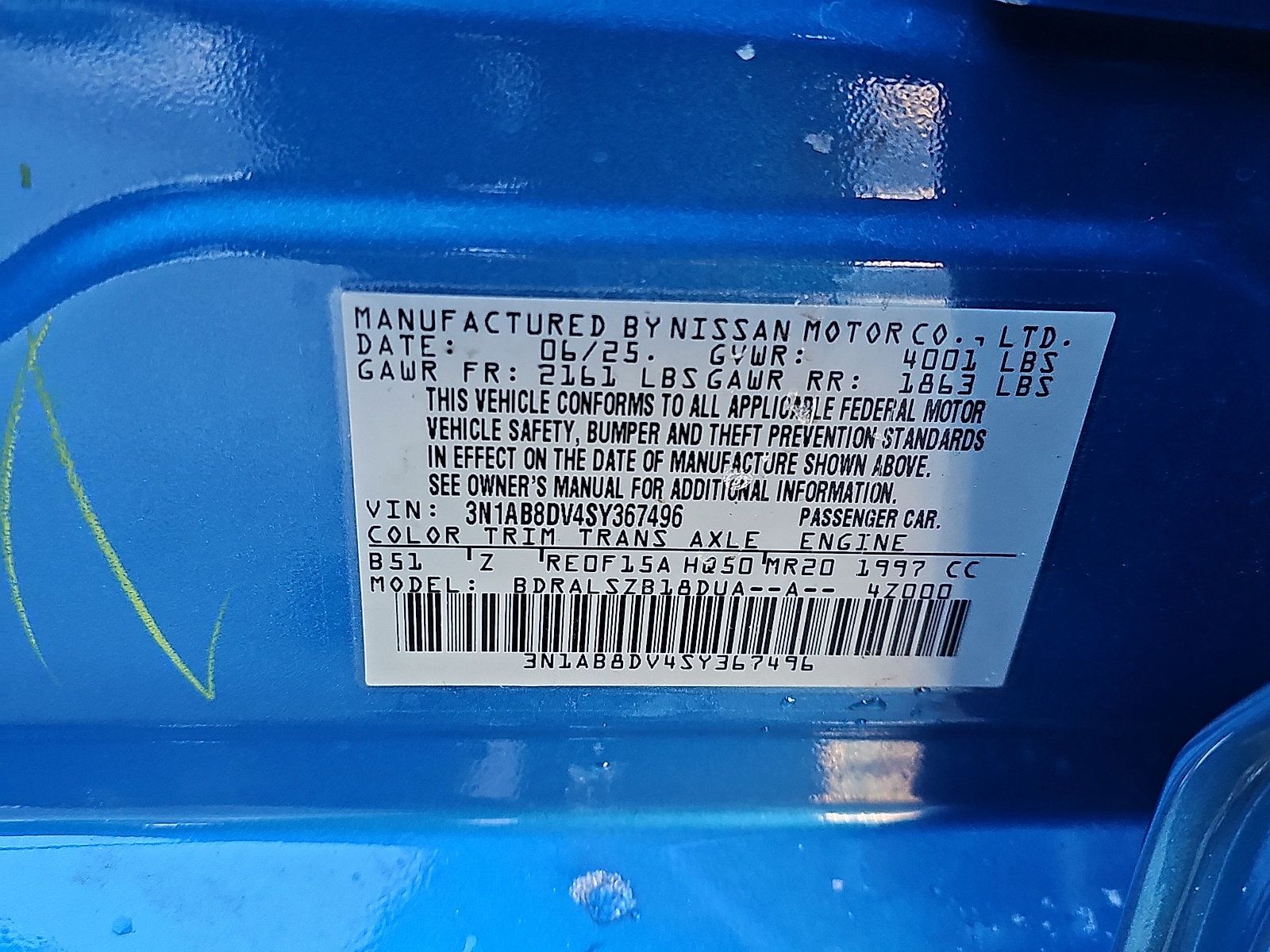 Certified 2025 Nissan Sentra SR w/ SR Premium Package FWD image 30