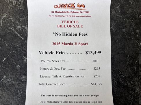 Used 2015 MAZDA MAZDA3 i Sport image 2