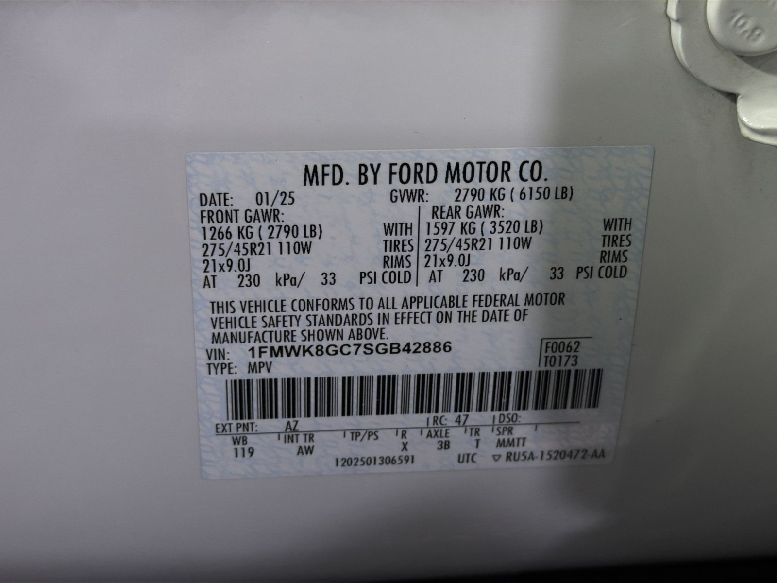 Used 2025 Ford Explorer ST w/ Sun And Sound Package AWD/4WD image 37