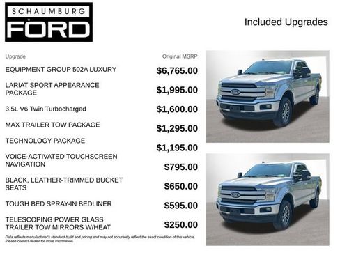 Used 2020 Ford F150 Lariat w/ Equipment Group 502A Luxury AWD/4WD image 4