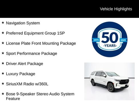 Used 2023 Chevrolet Suburban RST w/ Sport Performance Package AWD/4WD image 5