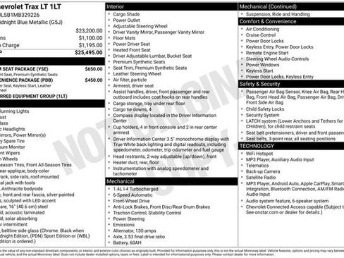 Used 2021 Chevrolet Trax LT w/ Premium Seat Package FWD image 6