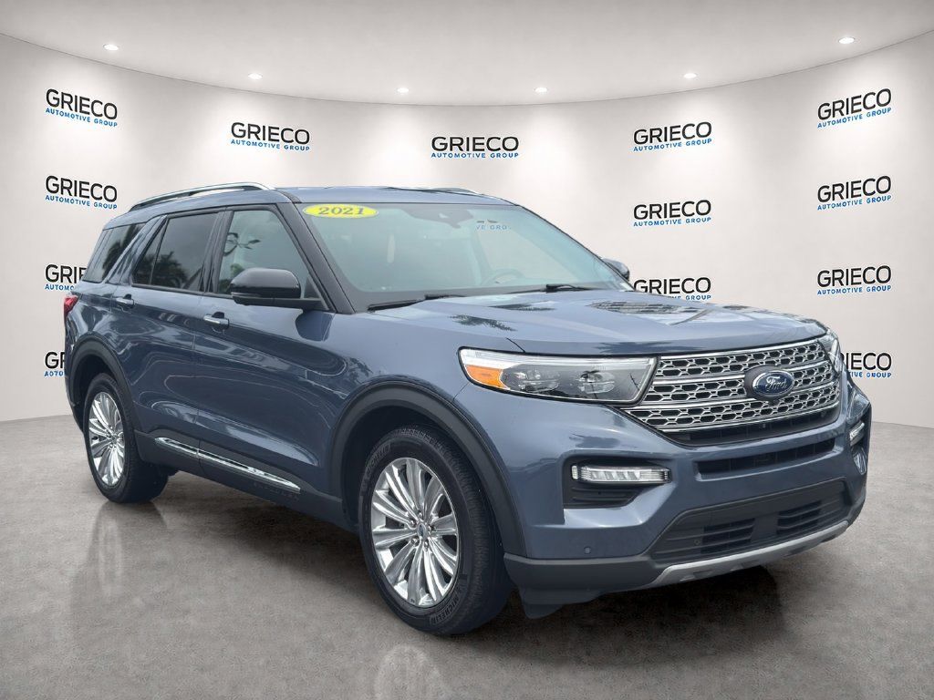 Used 2021 Ford Explorer Limited w/ Hybrid Equipment Group 310A RWD image 1