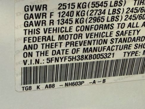 Used 2019 Honda Pilot EX image 35