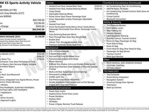 Used 2019 BMW X5 xDrive40i w/ Convenience Package image 34