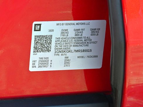 Used 2021 Chevrolet Suburban High Country image 40