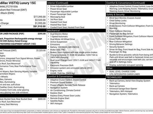 New 2026 Cadillac Vistiq Luxury w/ LPO, Floor Liner Package AWD/4WD image 19
