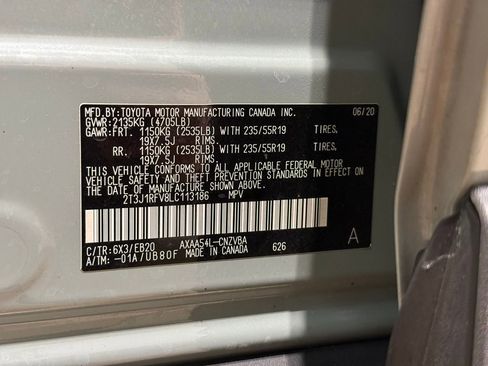 Certified 2020 Toyota RAV4 Adventure w/ All Weather Liner Package image 29