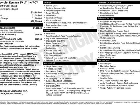 New 2026 Chevrolet Equinox EV LT w/ Comfort Package FWD image 4