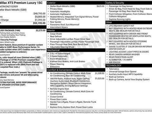 Used 2022 Cadillac XT5 Premium Luxury w/ Technology Package image 36