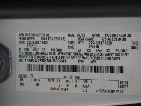 Used 2021 Ford Escape S FWD image 29