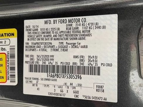 Used 2015 Ford Mustang GT Premium w/ Equipment Group 401A RWD image 27