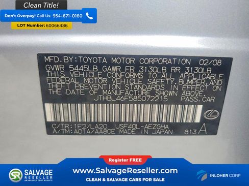 Used 2008 Lexus LS 460 RWD image 16