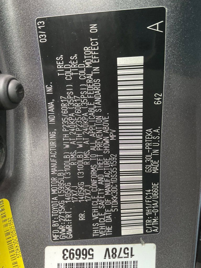 Used 2013 Toyota Sienna LE w/ Towing Pkg FWD image 38