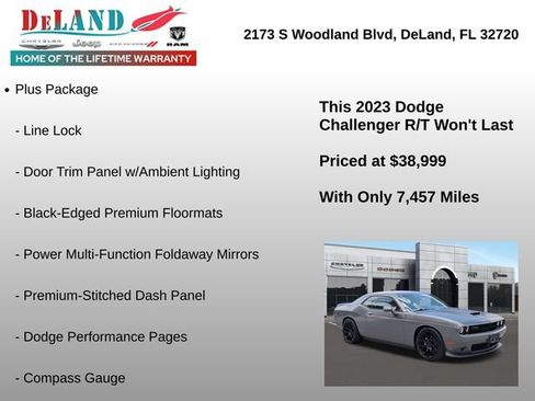 Used 2023 Dodge Challenger R/T w/ T/A Package RWD image 6