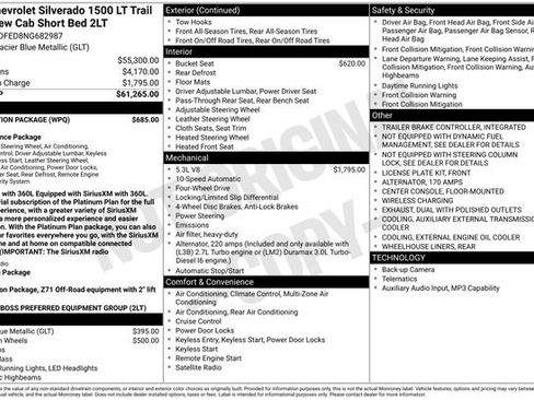 Used 2022 Chevrolet Silverado 1500 LT Trail Boss w/ Protection Package AWD/4WD image 8
