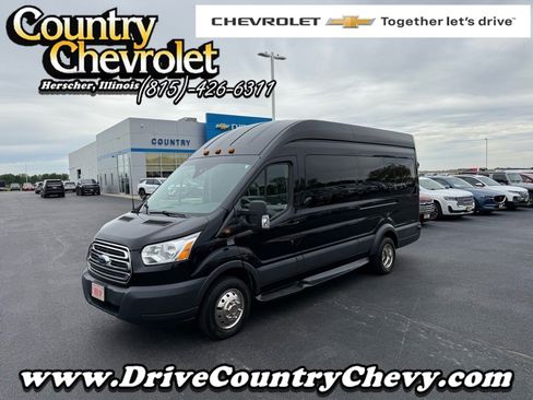 Used 2017 Ford Transit 350 148 High Roof Extended DRW w/ Exterior Upgrade Package image 1