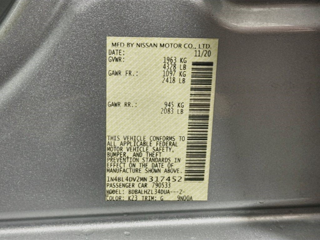 Used 2021 Nissan Altima 2.5 SV FWD image 39