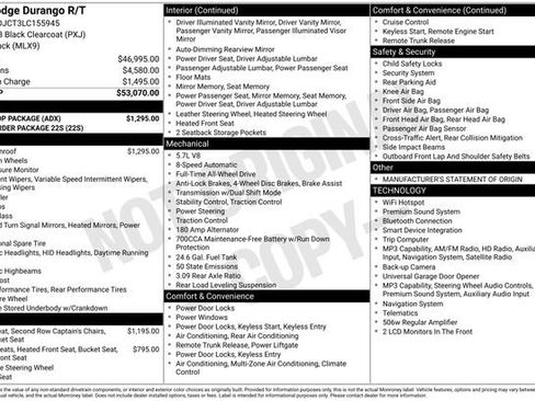 Used 2020 Dodge Durango R/T w/ Blacktop Package AWD/4WD image 12