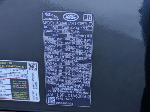 New 2026 Land Rover Range Rover Sport Dynamic SE AWD/4WD image 34