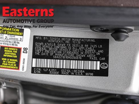 Used 2021 Lexus ES 350 w/ Premium Package FWD image 38