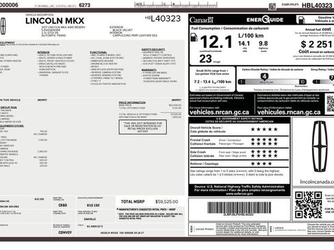 Used 2017 Lincoln MKX Reserve w/ Canadian Touring Package image 2