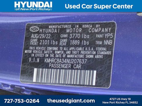 Certified 2022 Hyundai Venue Limited FWD image 32