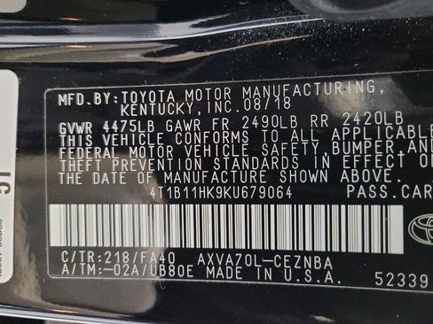 Used 2019 Toyota Camry LE image 33