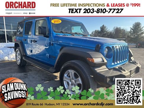 Used 2022 Jeep Wrangler Unlimited Sport image 42