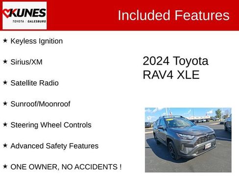 Used 2024 Toyota RAV4 XLE w/ Convenience Package AWD/4WD image 3