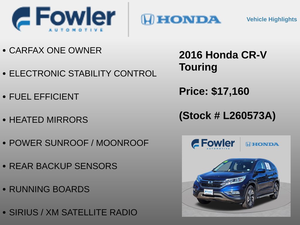 Used 2016 Honda CR-V Touring image 12