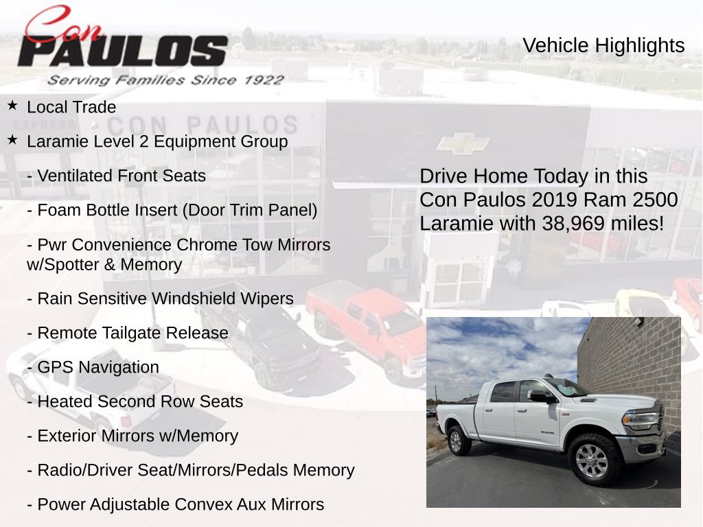 Used 2019 RAM 2500 Laramie AWD/4WD image 8