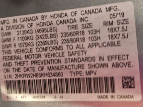 Used 2019 Honda CR-V EX-L image 25