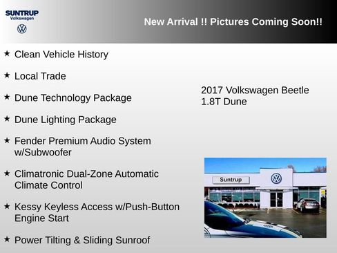 Used 2017 Volkswagen Beetle 1.8T Dune w/ Dune Technology Package FWD image 3