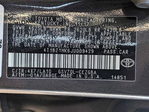 Used 2018 Toyota Camry XLE FWD image 29