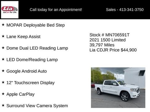 Used 2021 RAM 1500 Limited AWD/4WD image 26