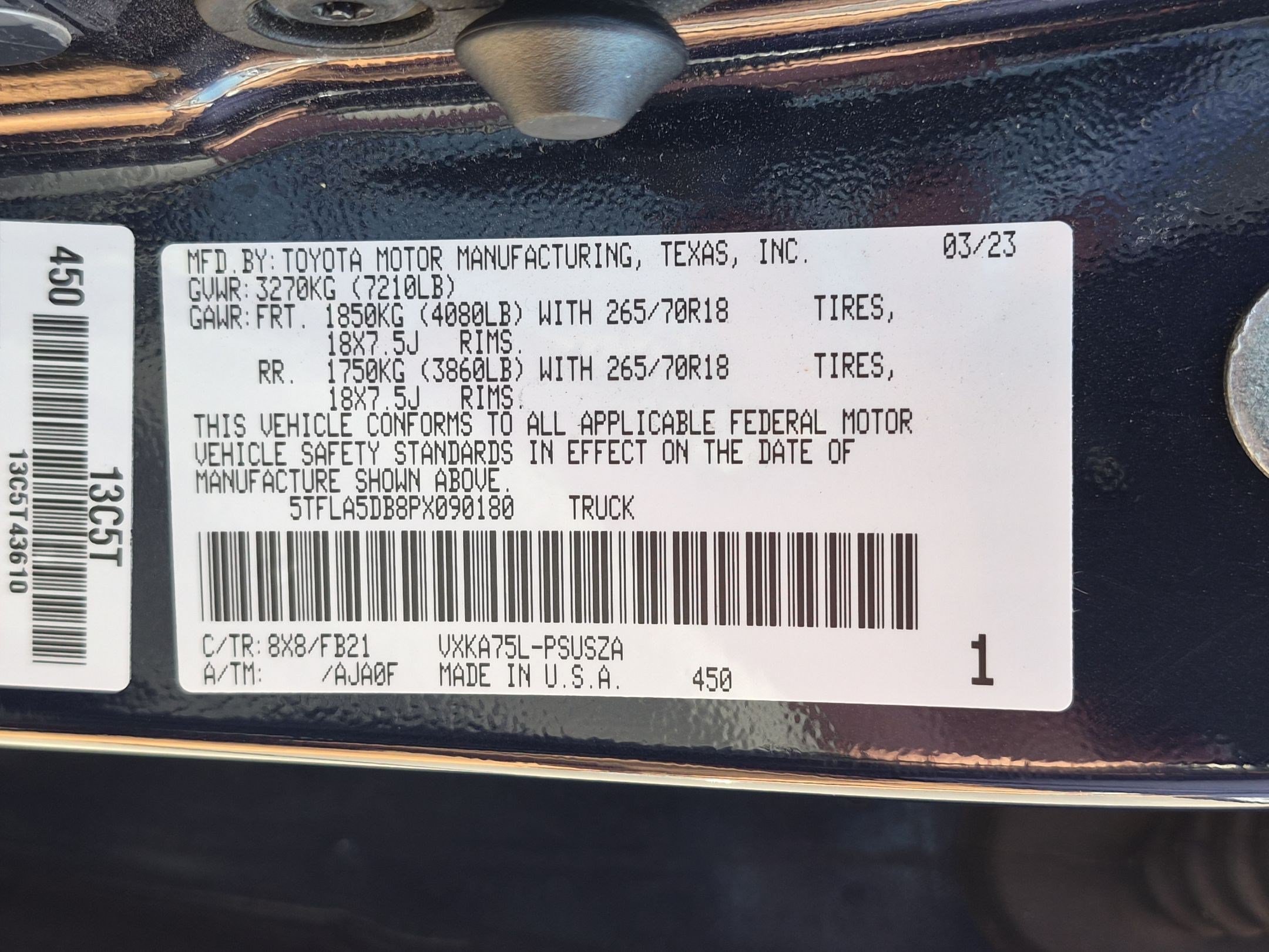 Used 2023 Toyota Tundra SR5 w/ SR5 Convenience Package AWD/4WD image 35