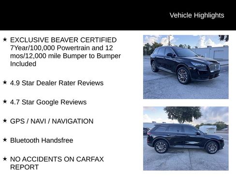 Used 2021 Lincoln Corsair AWD w/ Rear Removable Package Tray image 5