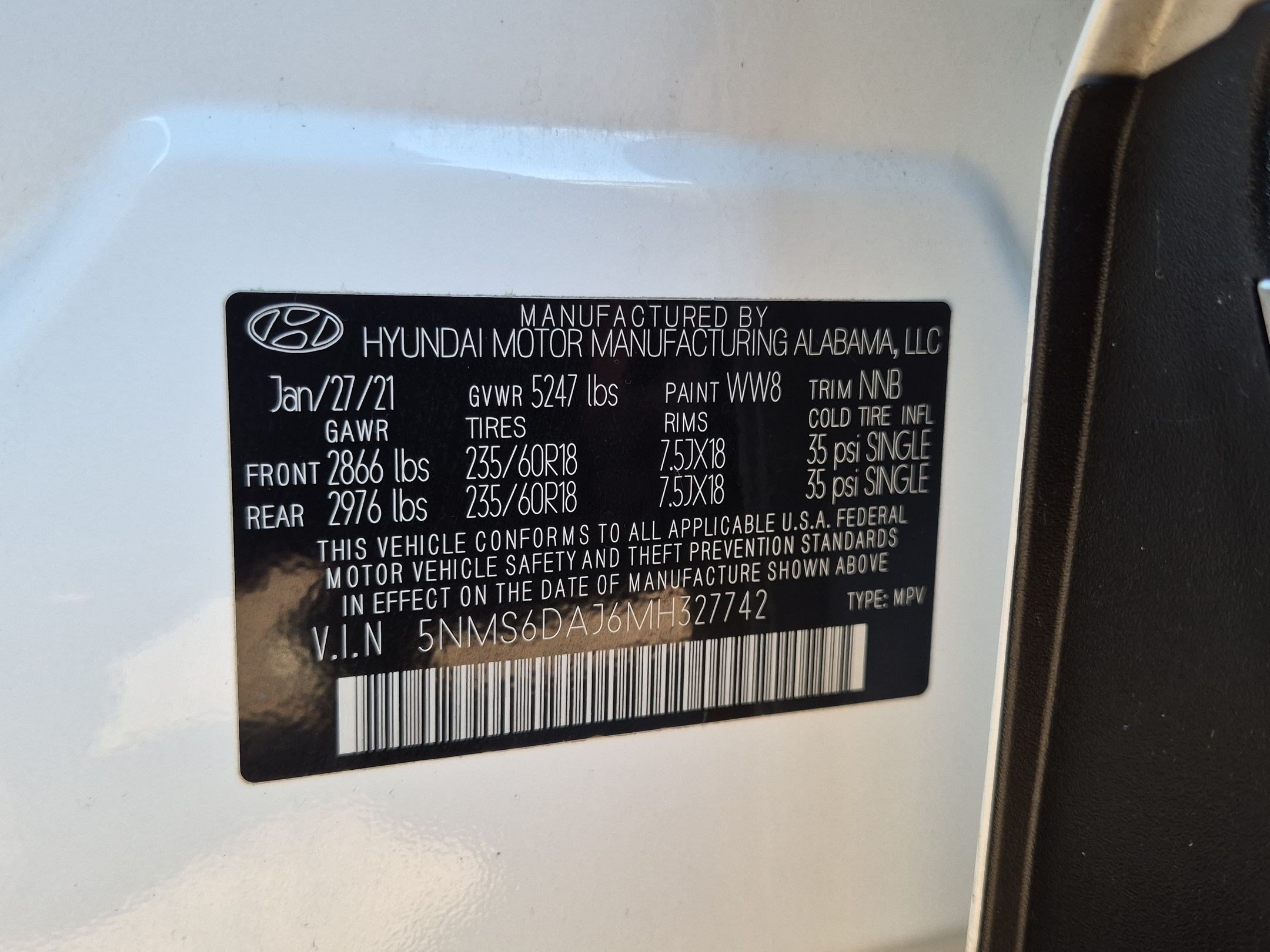 Used 2021 Hyundai Santa Fe SEL w/ Convenience Package AWD/4WD image 27