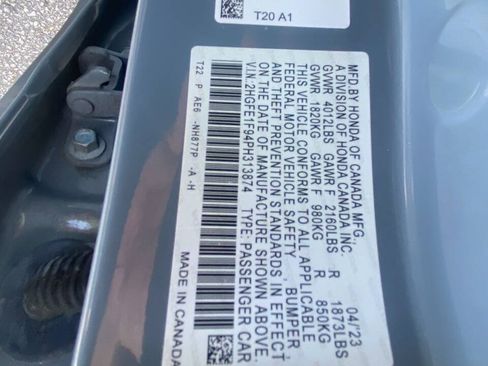 Used 2023 Honda Civic Touring image 61