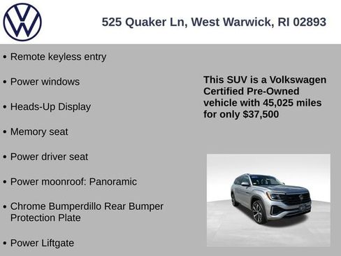 Certified 2024 Volkswagen Atlas SEL Premium R-Line AWD/4WD image 13