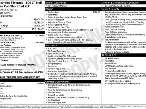 Used 2024 Chevrolet Silverado 1500 LT Trail Boss w/ Convenience Package II AWD/4WD image 11