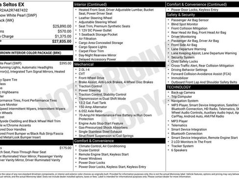 Used 2024 Kia Seltos EX FWD image 15