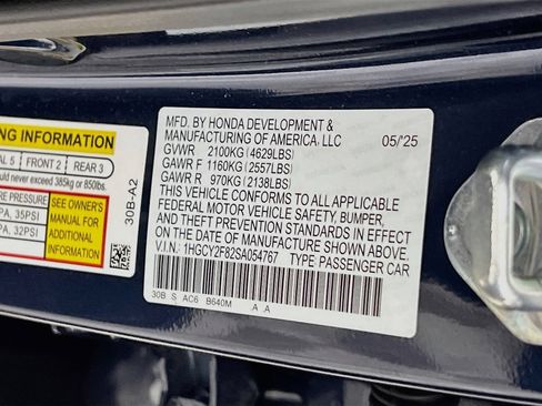 Used 2025 Honda Accord Touring image 27